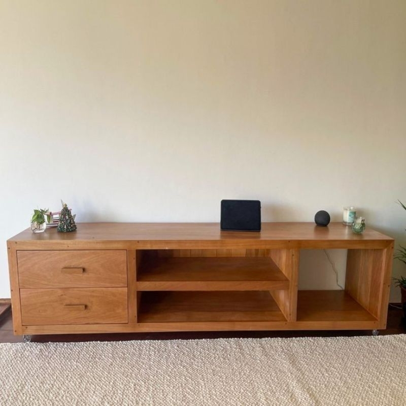 Bufet tv minimalis, bufet tv jati solid, bufet tv jati rotan, meja tv model retro, bufet scandinavia