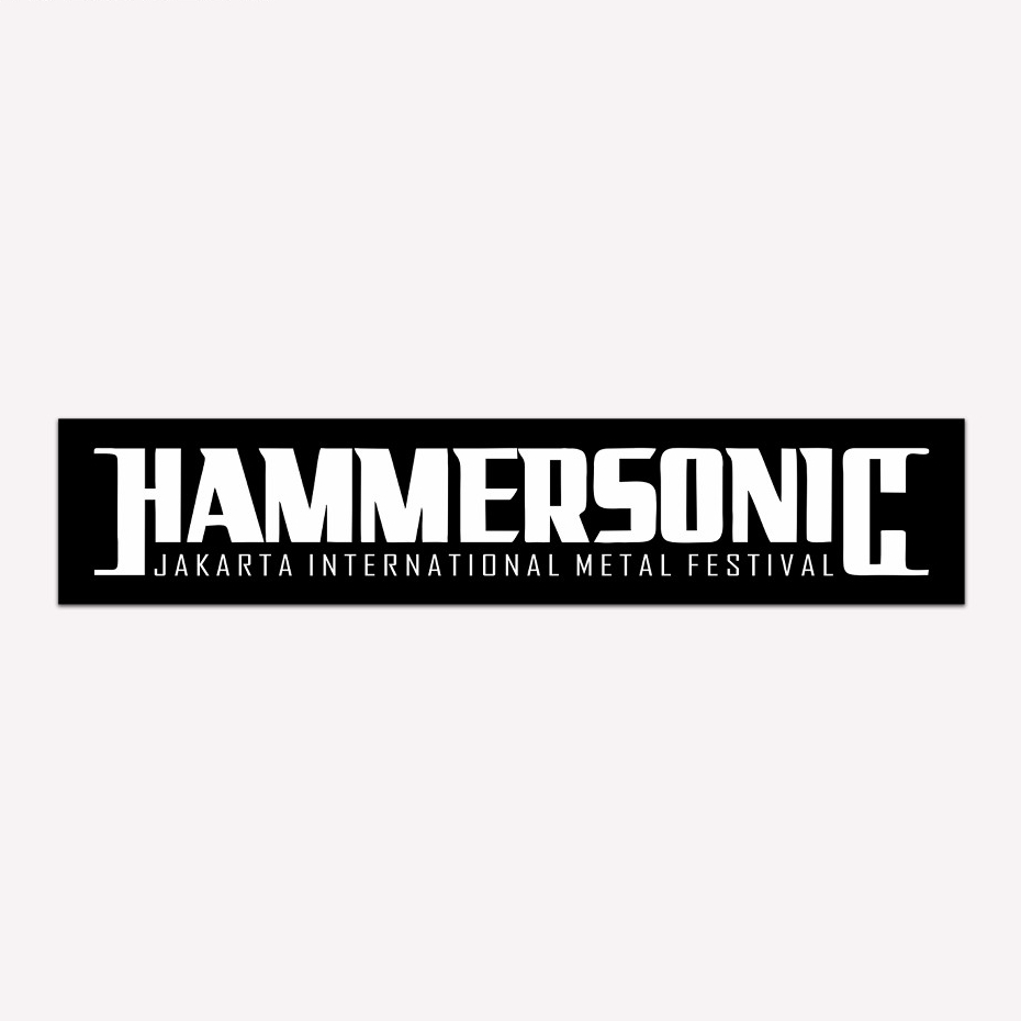 

Sticker Metal Festival Hammersonic Stiker Helm Motor Laptop Laminasy Glossy