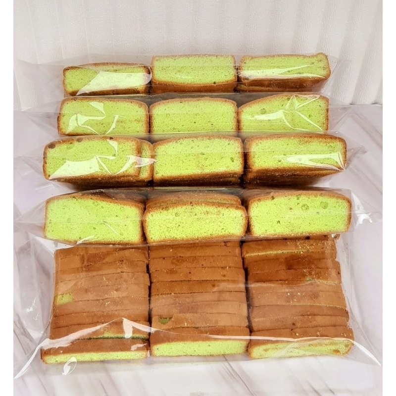 

roti panggang rasa pandan 500g