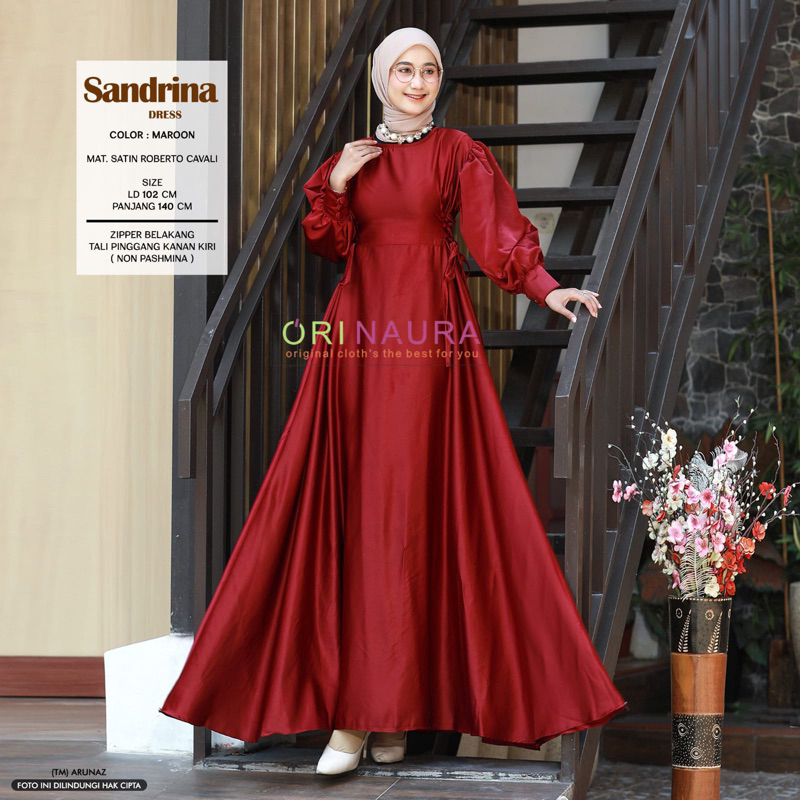 SANDRINA DRESS SATIN Original By Ori Naura