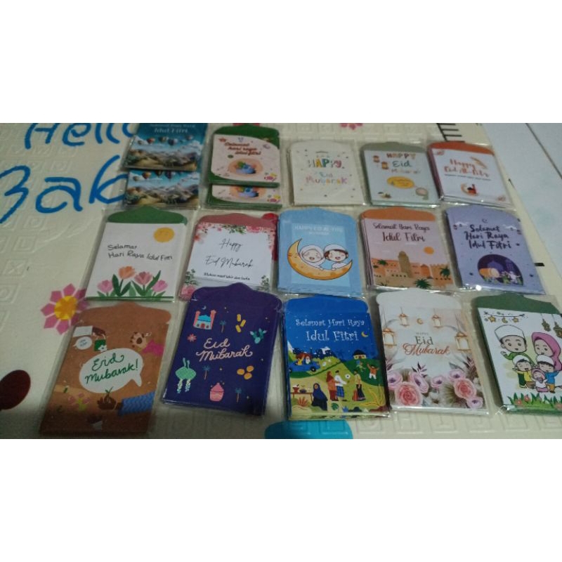 

READY STOK BANDA ACEH AMPLOP LEBARAN MINI PREMIUM UANG LIPAT 2 ISI 10LEMBAR BAHAN GLOSSY TEBAL PREMIUM