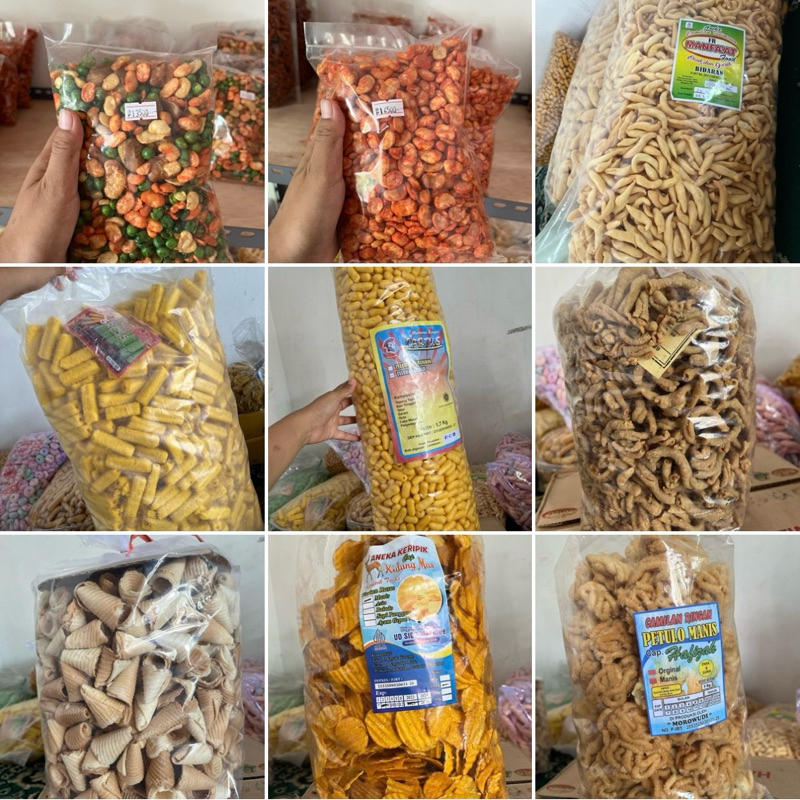 

Snack Kiloan Enak, Fresh, Lengkap