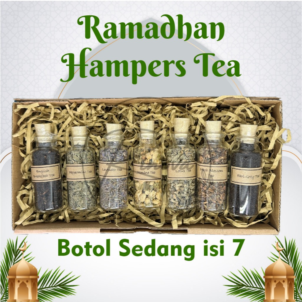 

TEA HAMPERS GIFT SET IDUL FITRI LEBARAN 2025 MURAH UNIK MEWAH - KEMASAN BOTOL SEDANG