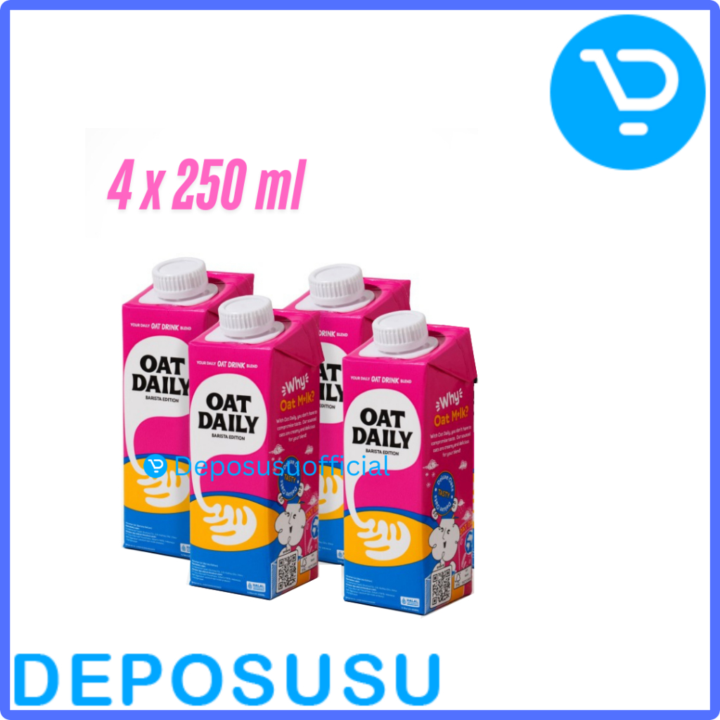 

Oat Milk Oat Daily Barista Edition Oatdaily Susu Oat