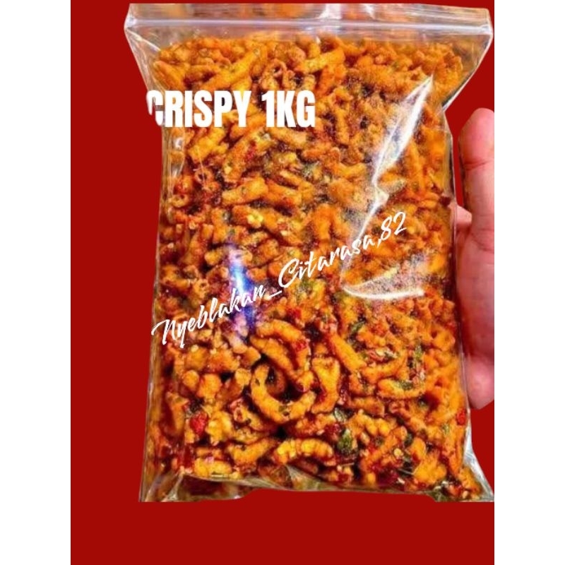 

Kripik Usus Crispy Pedas Daun Jeruk Seblak Usus Pedas Manis