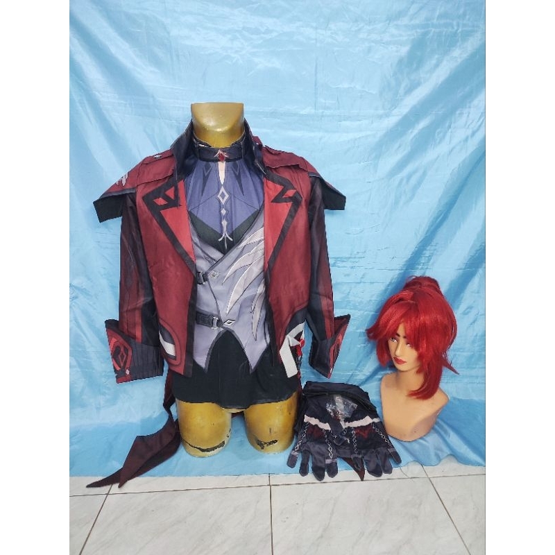 Costume Diluc Skin Red