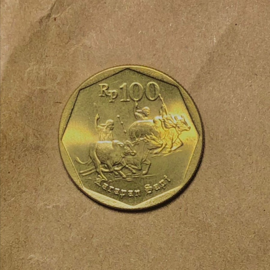 Koleksi uang logam kuno RP 100 Tahun 1998