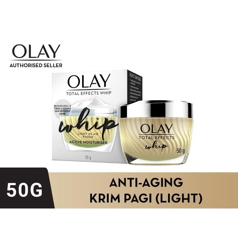 OLAY Whip Total Effects Whip Active Moisturizer UV SPF 30 PA+++ 50g | Olay Total Effect Whip Cream 5