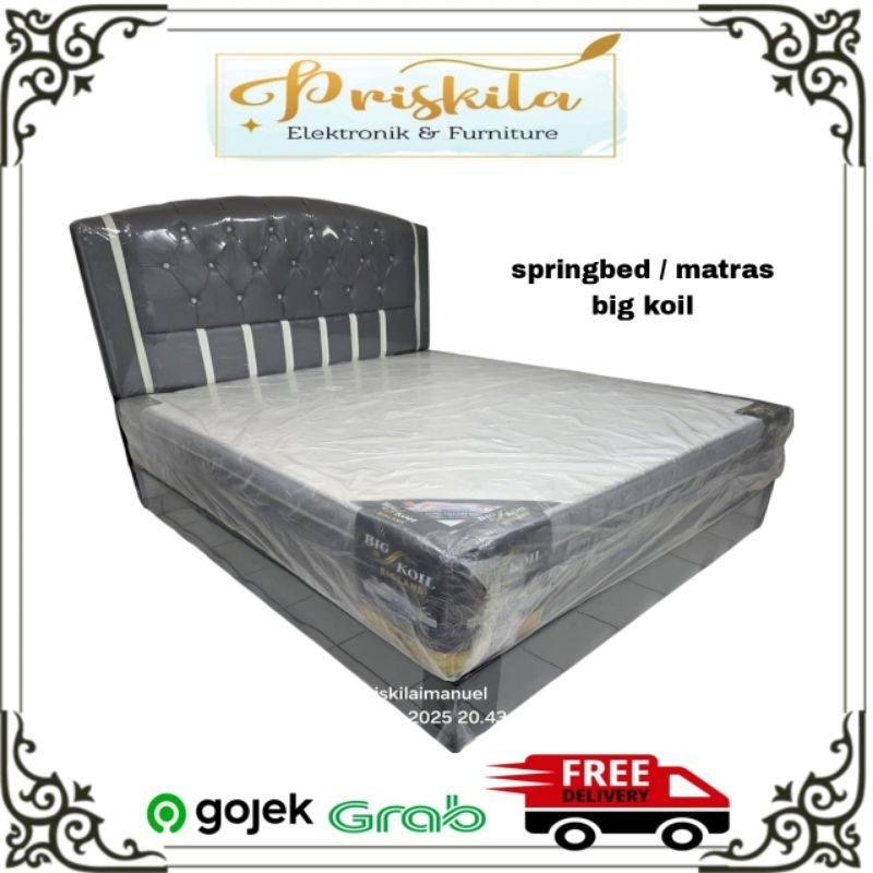 springbed big koil / matras kasur bigland/ Springbed hotel / matras hotel / furniture Palembang