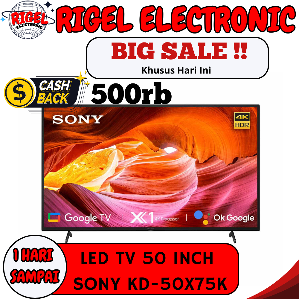 SONY KD-50X75K LED 50 INCH SMART TV ANDROID 50X75X