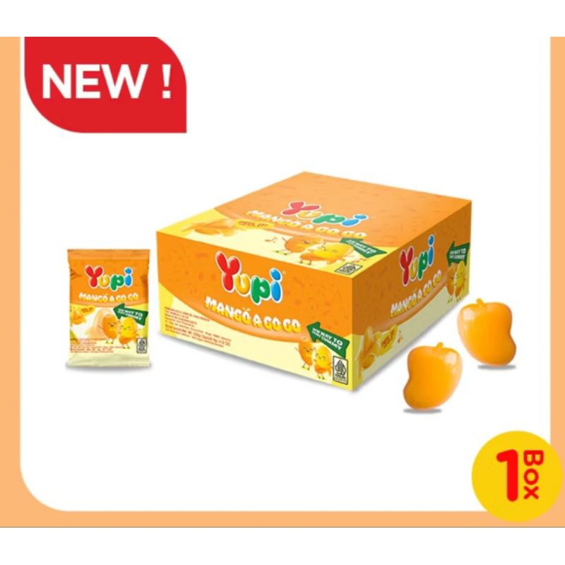 

Yupi Mango A Go Go Box isi 24 Pcs