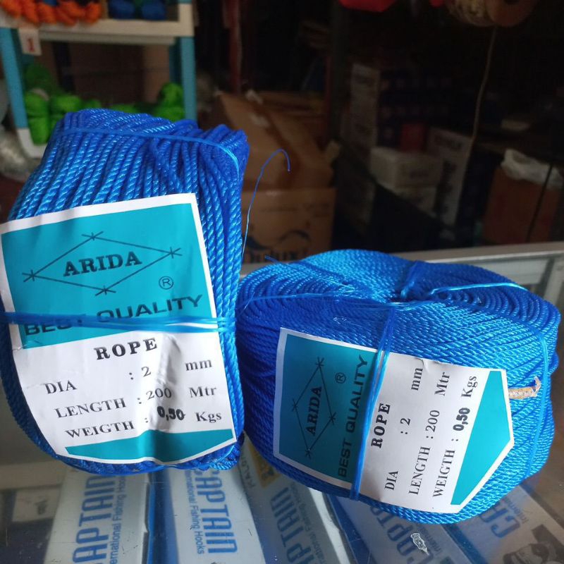 

Tali tambang / tali tampar Arida 2mm 200mtr