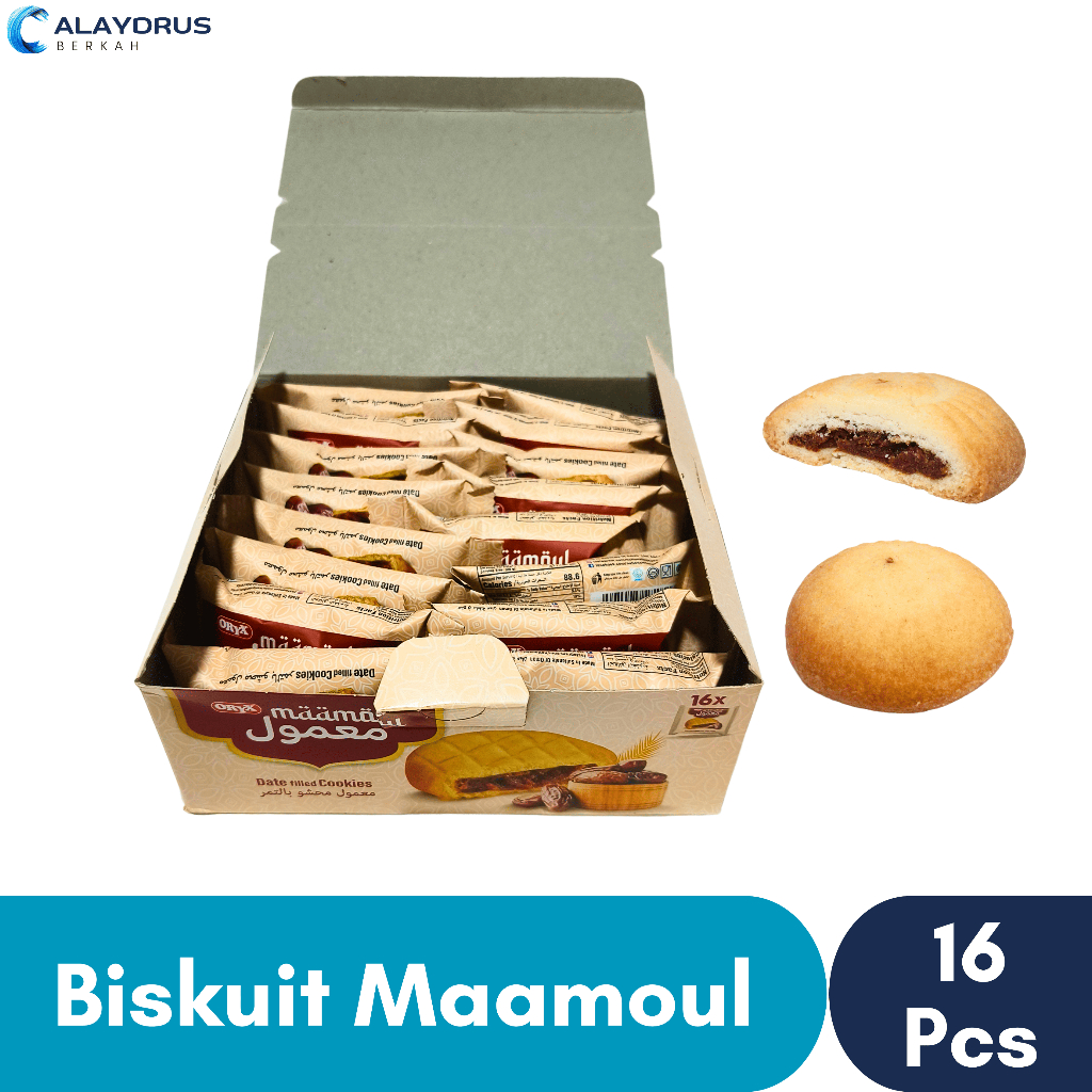 

RB Maamoul Al Batal Biskuit Kurma Arab Asli Snack Makanan Cemilan Jajanan Oleh oleh Haji Dan Umrah
