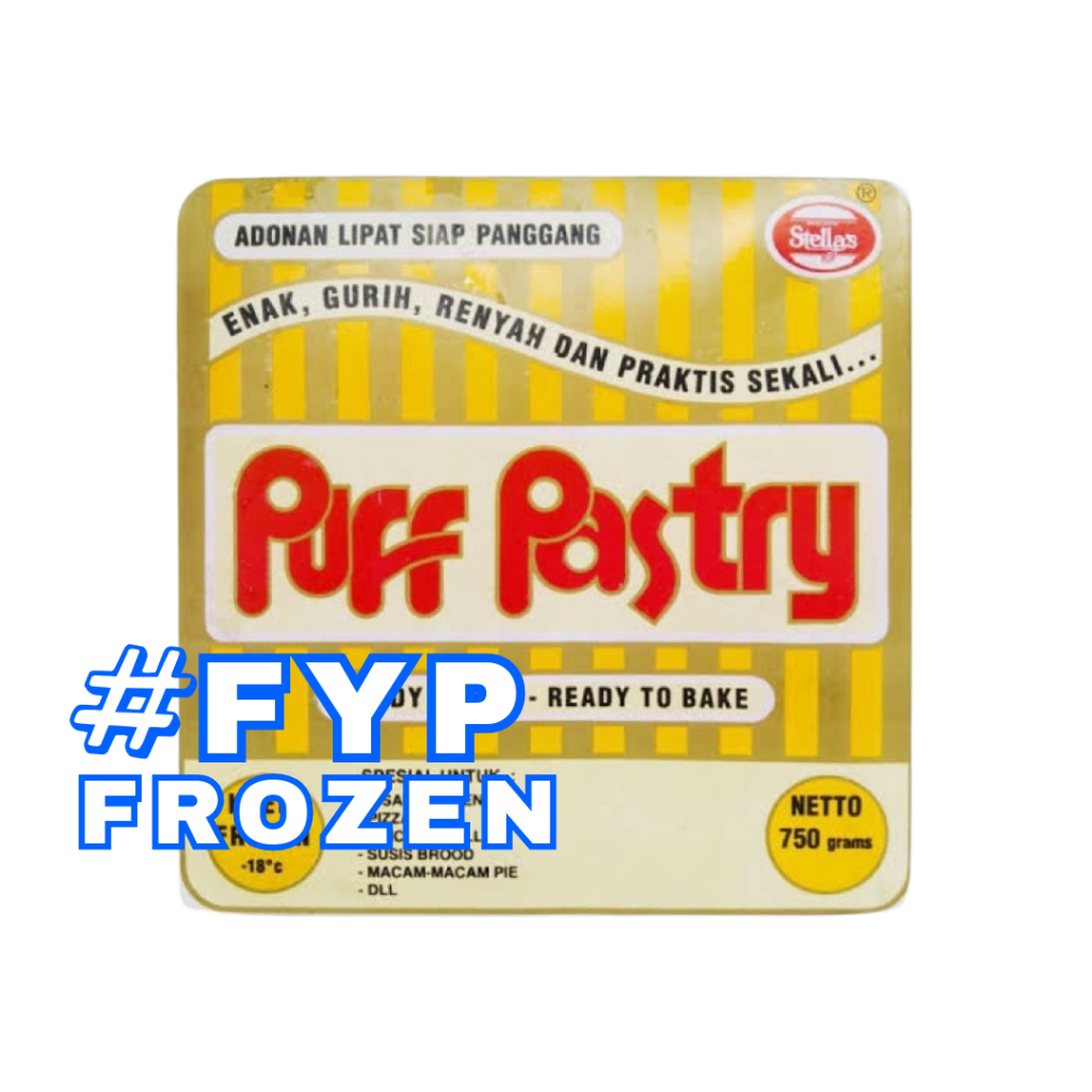 

STELLA PUFF PASTRY 750GR KULIT PASTRY