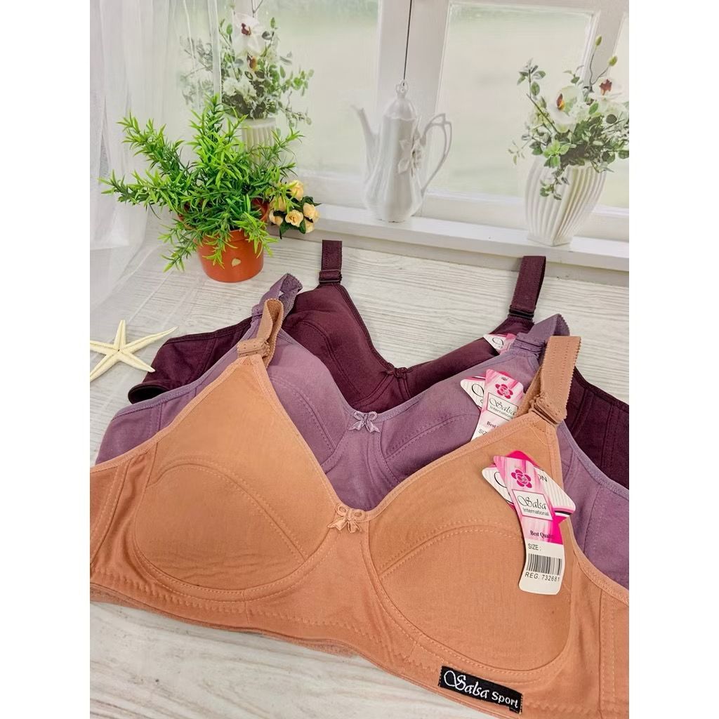 Grosir BRA JUMBO TANPA KAWAT, BH UKURAN BESAR size 46-50, BRA SPORT TANPA BUSA