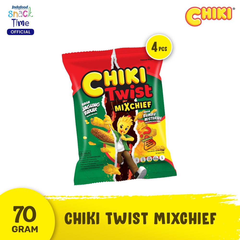 

Chiki Twist MIXchief 70 gr - 4 Pcs