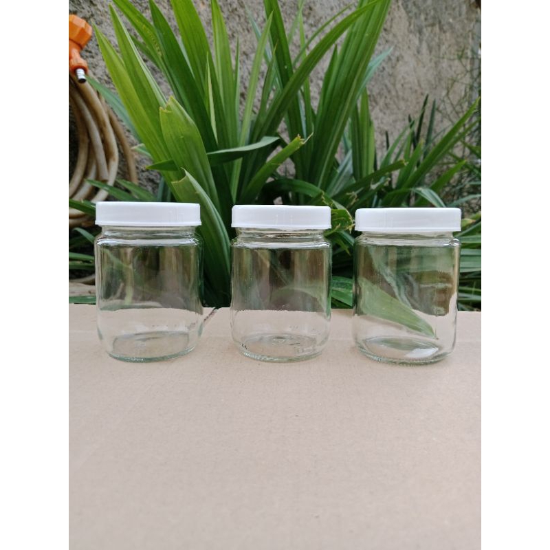 Botol kaca jar 250ml / Jar 250ml / Toples kaca 250ml