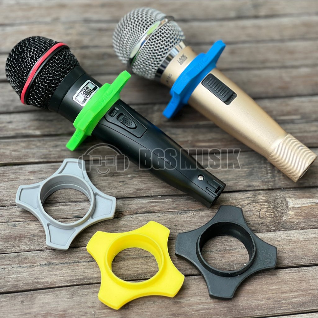 Ring MIC Karet Anti Slip - Mic Holder Karet - Gelang Mic - Ring Microphone