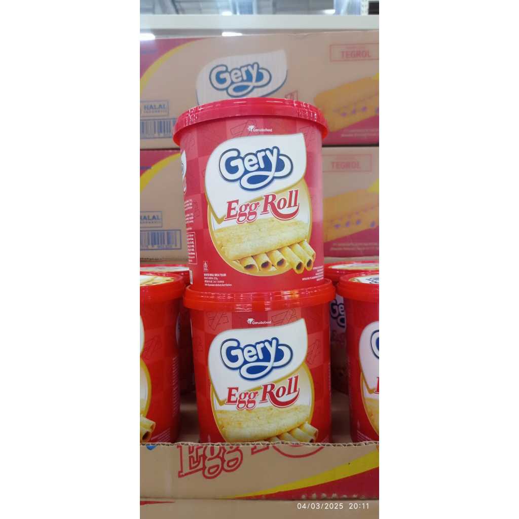 

GERY WAFER EGG ROLL 210GR - WAFER LEBARAN