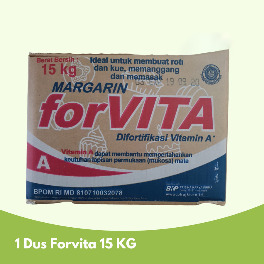 

MENTEGA FORVITA 15KG MARGARIN / MARGARINE 15 KG - GOJEK GRAB