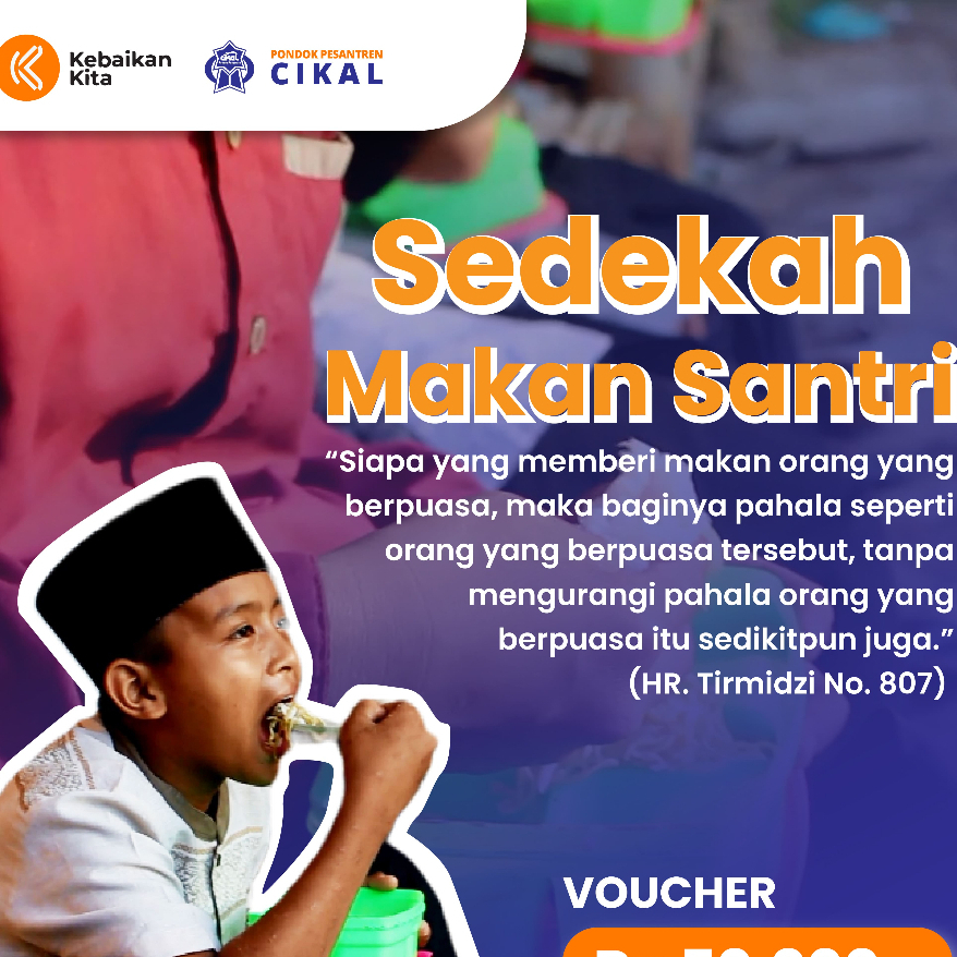 

SEDEKAH MAKAN SANTRI YATIM DHUAFA PENGHAFAL QURAN