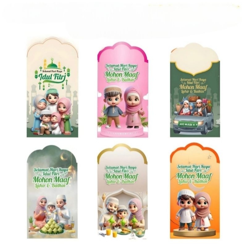 

Angpau lebaran/amplop lebaran 1 pack isi 10 Pcs