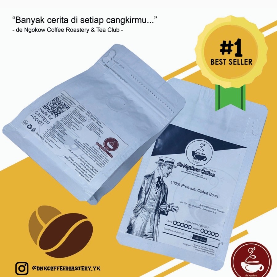 

de Ngokow Nusantara House Blend Coffee Bean Roastery