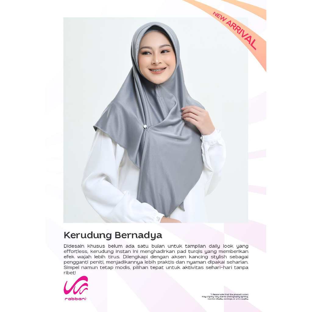 RABBANI ORI - New Kerudung Instan Dewasa Rabbani Kerudung Bernadya
