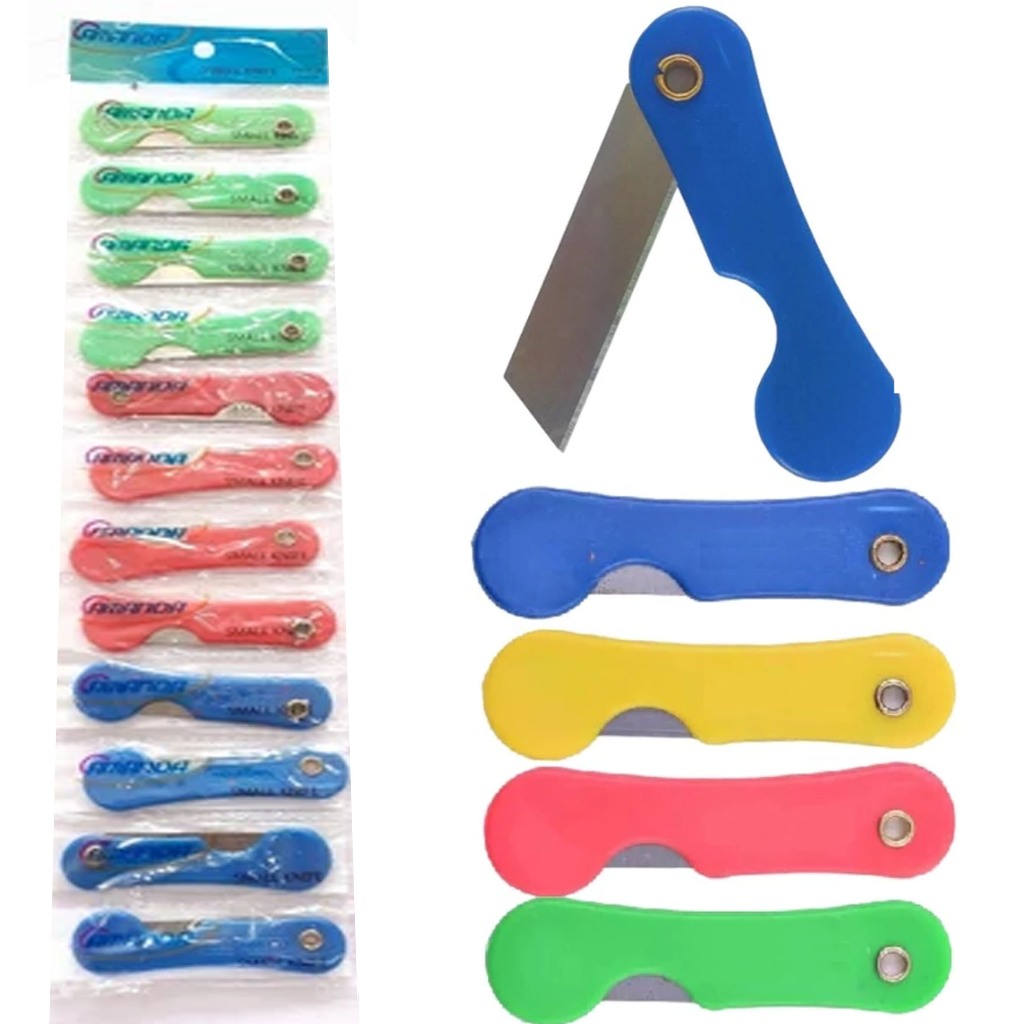 

Kater Renceng Mini/Kecil - Cutter Renceng Mini/Kecil Amanda isi 12 Kater