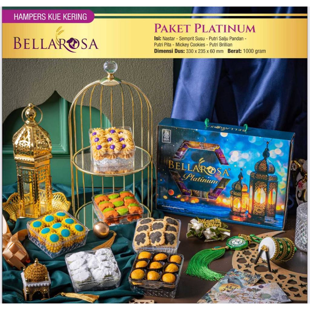 

Kue Kering Bellarosa Paket Platinum / Kue Lebaran / BP - Bellarosa Platinum