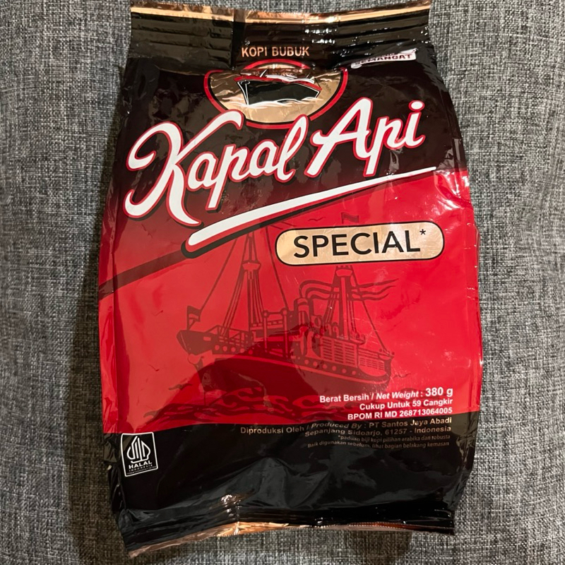 

Kapal Api - Kopi Hitam Special 380g Gram