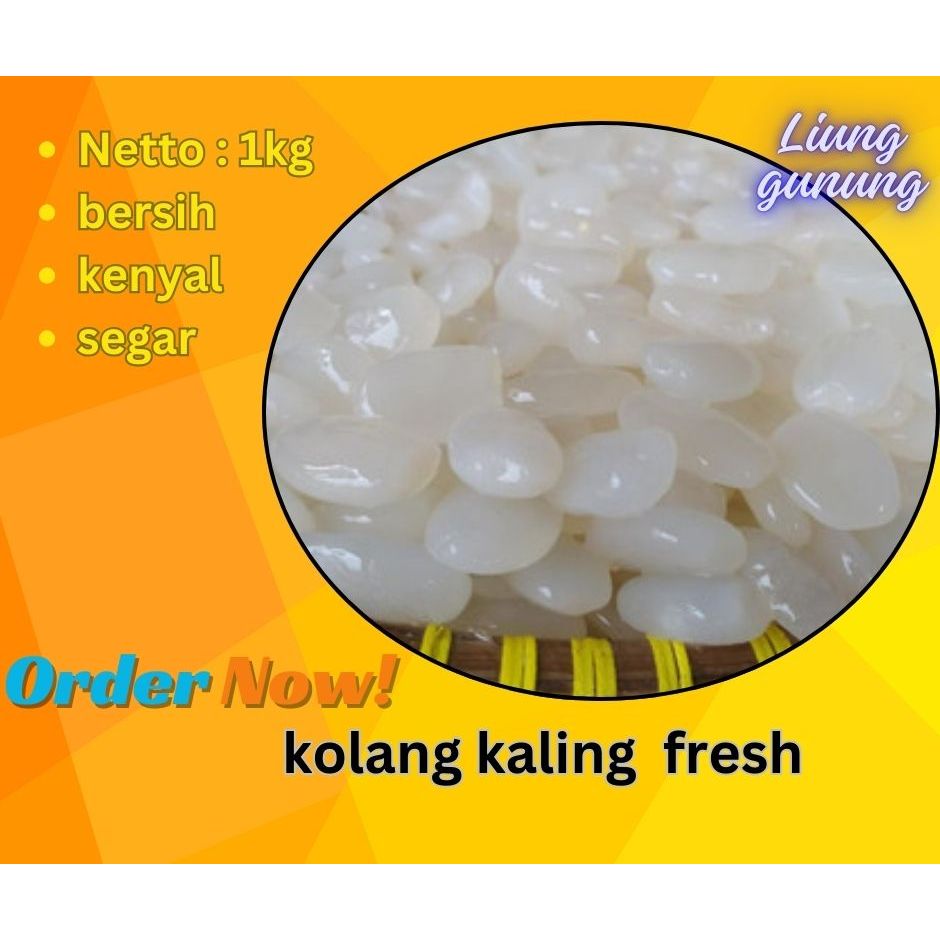 

Kolang kaling segar caruluk 1kg