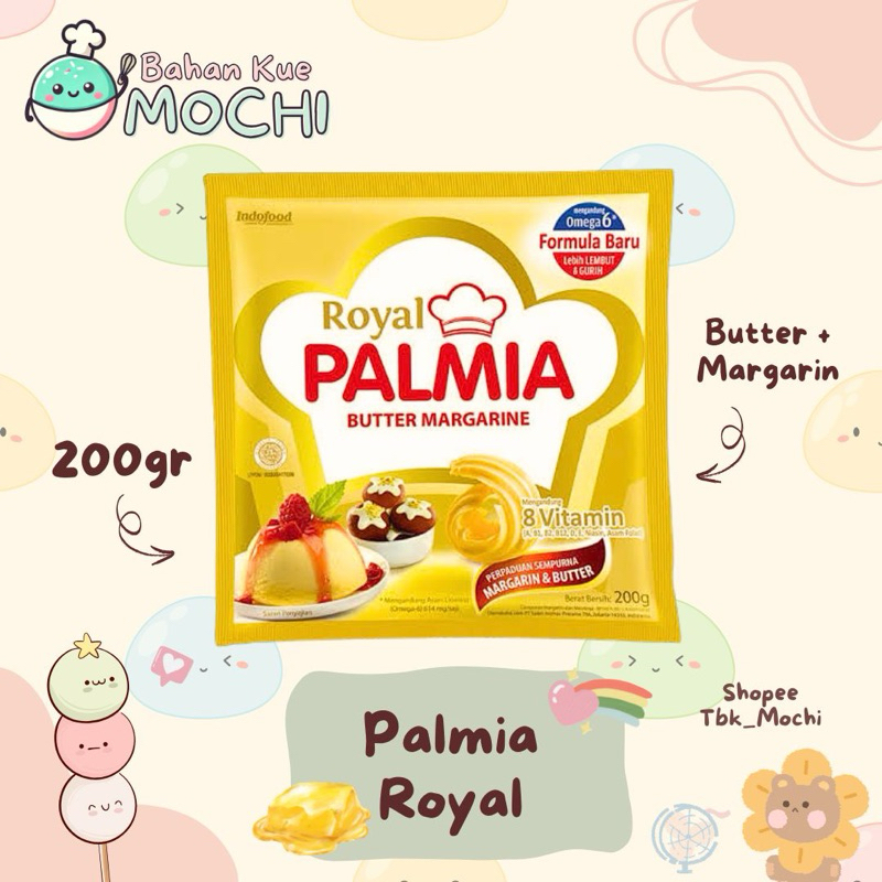 

Palmia Royal 200gr / Mentega Margarin Palmia Royal / Butter Margarine Palmia Royal