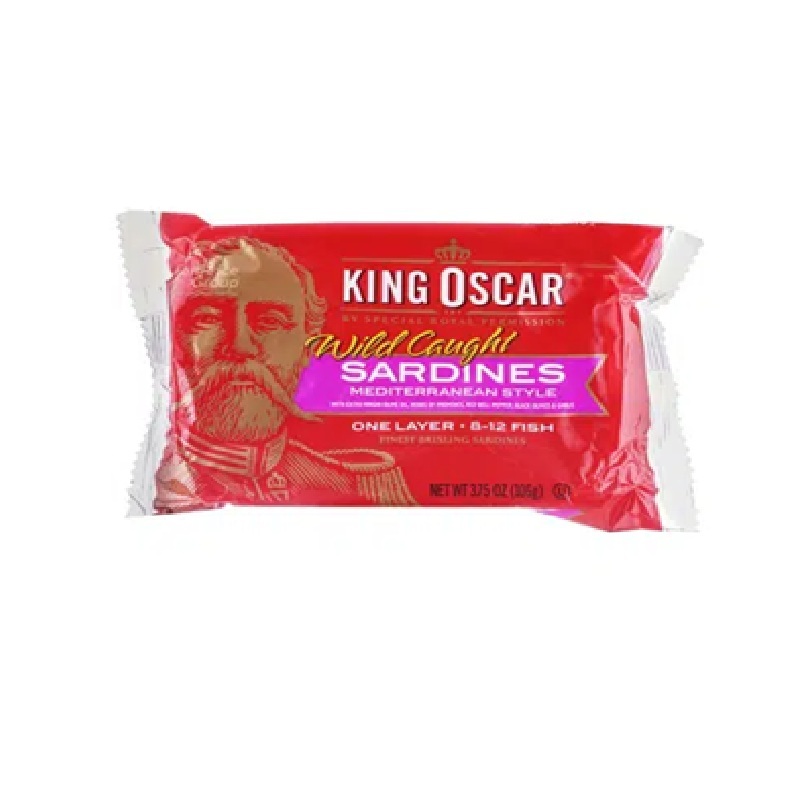 

(READY STOCK) King Oscar Wild Caught Sardines Mediterranean Style 106g