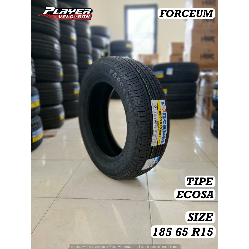 BAN MOBIL UKURAN 185/65 R15 FORCEUM ECOSA BAN EMPUK RING15 RADIAL PRODUKSI TERBARU
