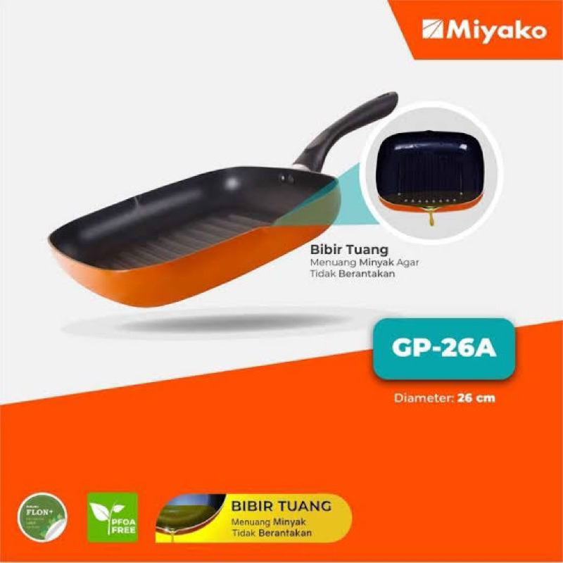 teplon Miyako panggang ukuran 24