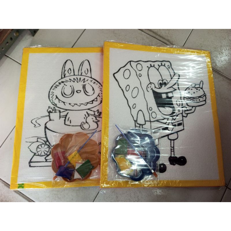 

Mainan Anak Lukis Sterofoam isi 2 Set Cat Air