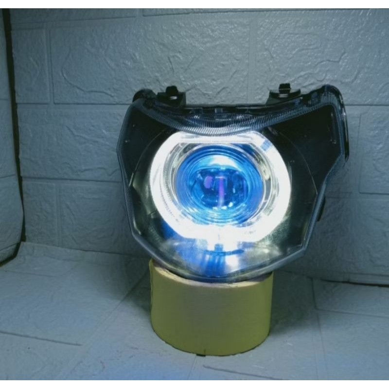 Reflektor Lampu Depan Vega ZR Custom Projie Biled Ala 4,5 Inci Fullset