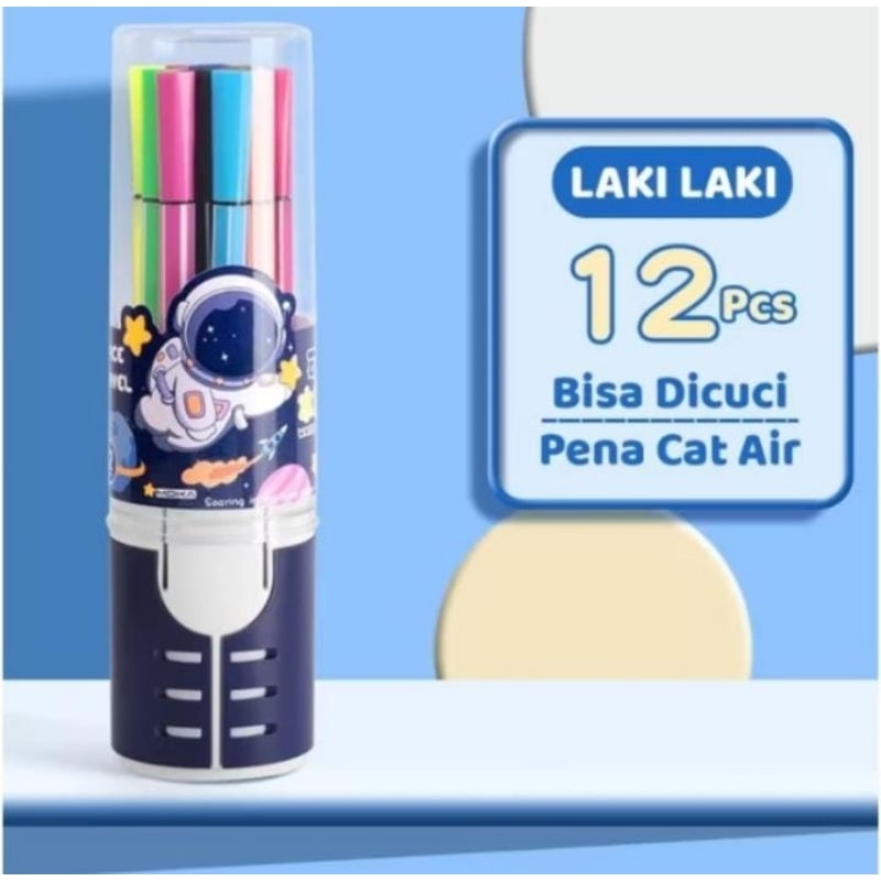 

spidol warna pensil mewarnai spidol tabung 12pcs