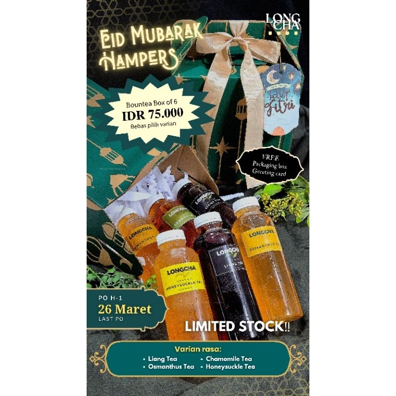 

HAMPERS IDUL FITRI LONGCHA | Fresh Artisan Tea
