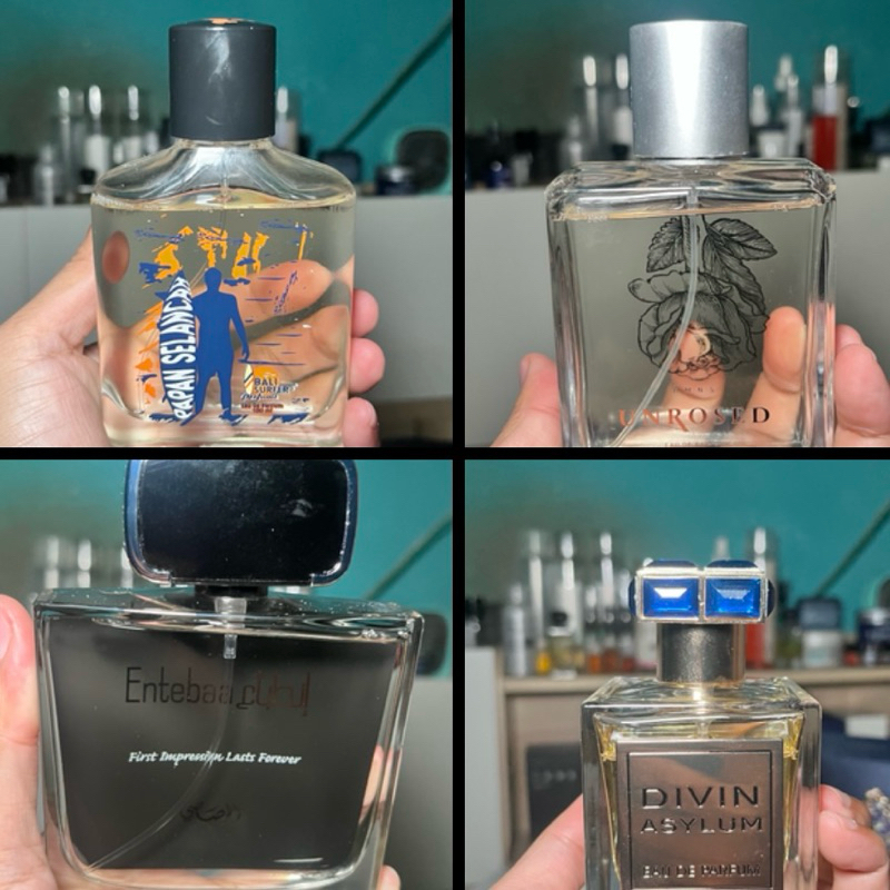 Preloved Parfum BSP, HMNS, Rasasi, French Avenue