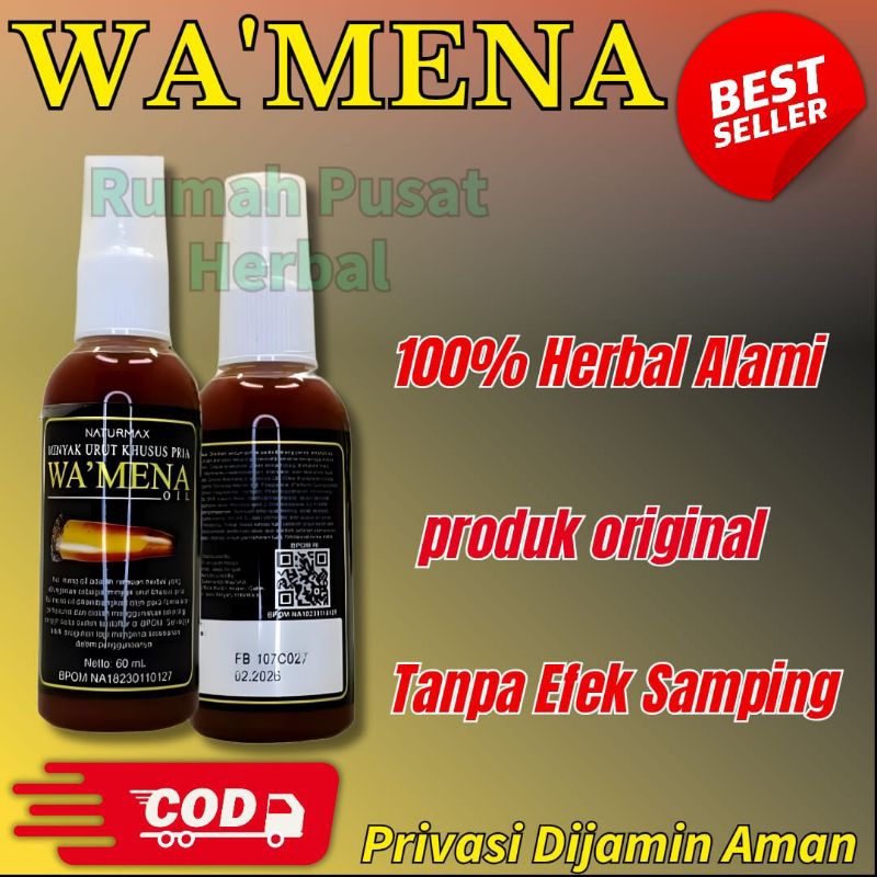 Minyak Oles WAMENA Asli Pembesar Dan Panjang Permanen Obat Kuat Pria Tahan Lama 100% Original Jamu K