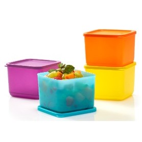 TUPPERWARE FLASH SALE - Medium Summer Fresh Toples Kotak Model Baru (1 set = 4 pcs) Harga Normal Rp.