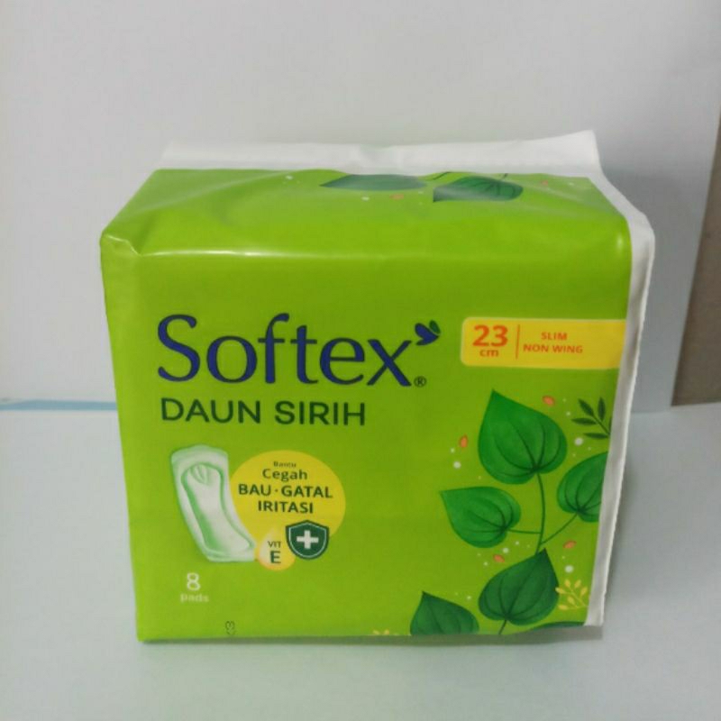 SOFTEX DAUN SIRIH 23CM REGULER WING 8 Pads | SOFTEX DAUN SIRIH RENCENGAN 23CM WING