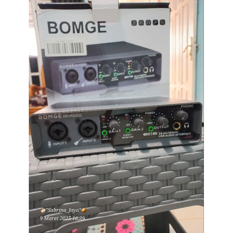 soundcard Audio Interface BOMGE second
