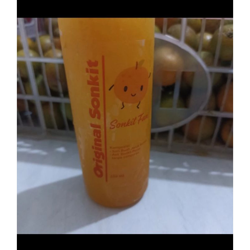 

ORIGINAL SONKIT (Perasan Jeruk Sonkit Asli Tanpa Campuran) isi 3botol