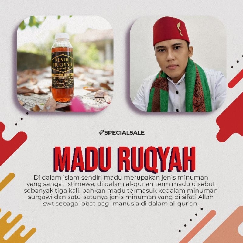

Madu Ruqyah Kuning 600gr, madu kesehatan, Ustadz Nasihin Official store
