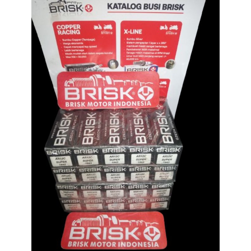 busi racing Brisk Mio J KLX Supra Grand Jupiter Vega Jupiter Z1