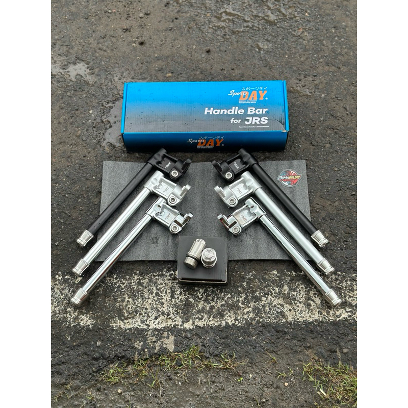 Stang Stir Jepit JRS set Aluminium Import Set Jalu Balance Peninggi Stainles PNP Shock Skok Depan Ni