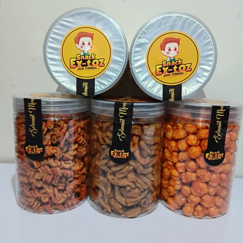 

PAKET BUNDLING 3 VARIAN SNACK - CEMILAN TOPLES 750 ML- cocok buat ngemil